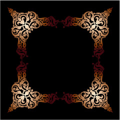 damask wallpaper with floral patterns