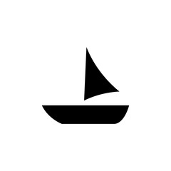Sailing boat icon