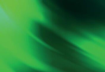 Dark Green vector abstract blurred background.