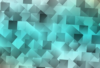 Light Green vector backdrop with rhombus.