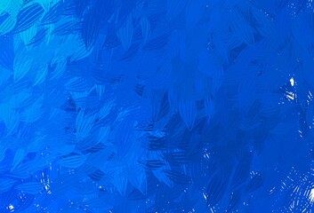 Light BLUE vector background with abstract shapes.