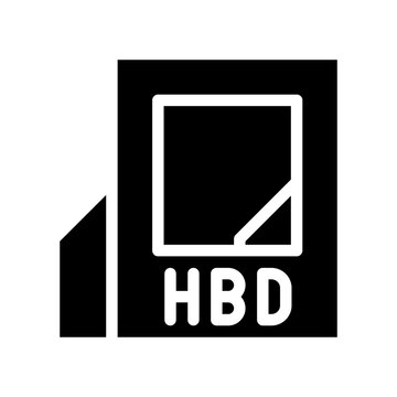 happy birthday photo frame glyph icon vector illustration