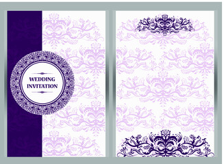 Wedding invitation or card with abstract background. Islam, Arabic, Indian, Dubai. Oriental design . Asian, Arab, Indian,