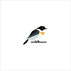logo bird animal vector icon beautiful