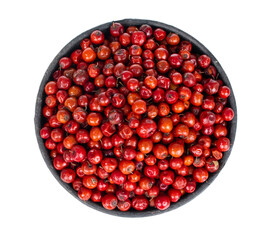 Indian Fruit Red Berry Also Know as Bor, Bora or Bore Isolated on White Background