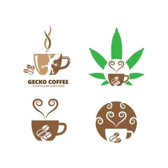 Coffee cup  Template vector icon