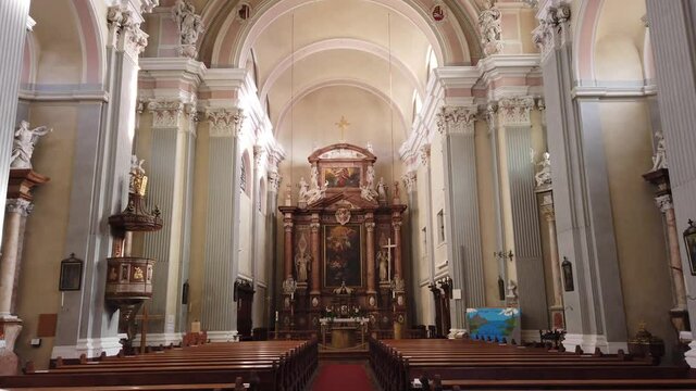 Schärding, Austria- Church Interior
