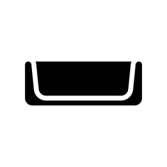 rosin for violin glyph icon vector illustration