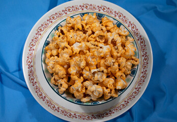 Tasty Spicy Homemade Yellow Popcorn