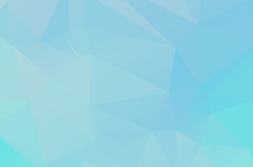 Blue vivid geometric polygonal abstract design background template