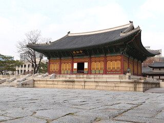 Naklejka premium Korean traditional architecture