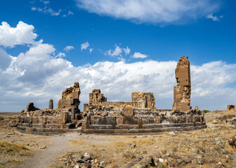 Ani King Gagik Church of Saint Gregory. Ani was an important Armenian city, one of the largest in its time, now a World Heritage Site in modern Turkey close to the border of Armenia.