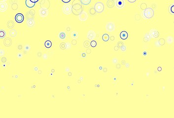 Light Multicolor vector pattern with spheres.