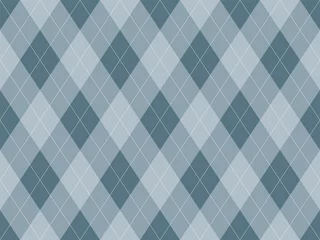 Sierkussen Argyle patroon naadloos. Stof textuur achtergrond. Klassiek argill vector ornament © SolaruS