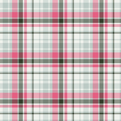 Plaid seamless pattern. Vector background of textile ornament. Flat fabric design.