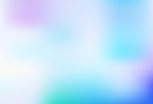 Light BLUE vector blurred shine abstract template.