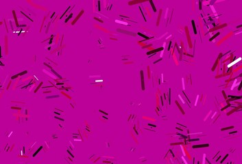 Light Pink vector texture with colorful lines.