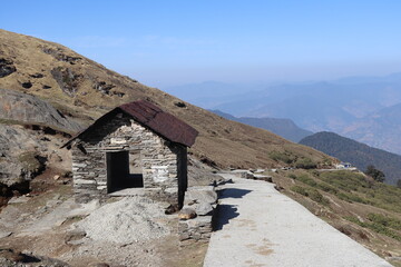 house in the mountains