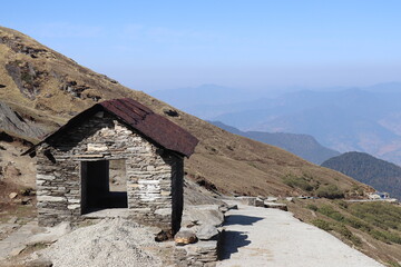 house in the mountains
