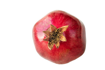 pomegranate fruit isolated on a white background