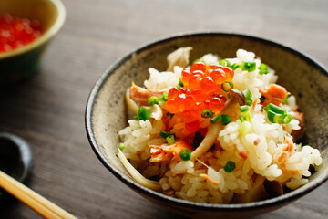 鮭の炊き込みご飯