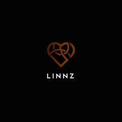 Linnz | Template Logo Love Icon with variation object