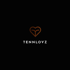 Template Logo Love Icon with variation object | Tennlovz