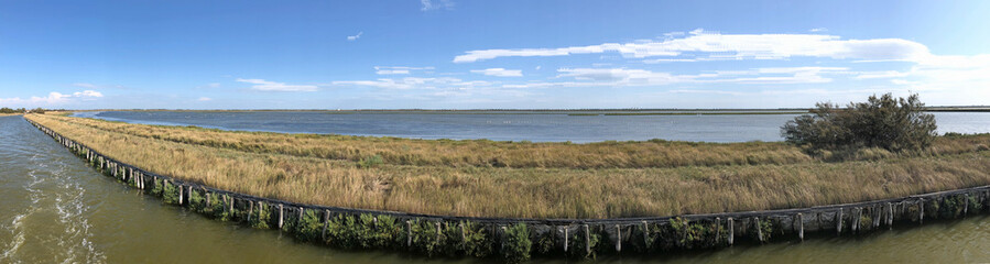 The Valli di Comacchio, fish basin of Comacchio, Comacchio, Italy