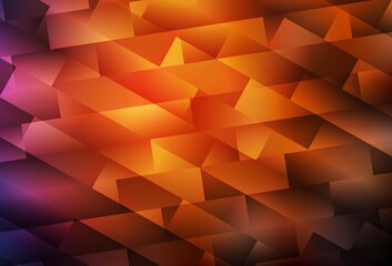 Dark Red vector background in polygonal style.