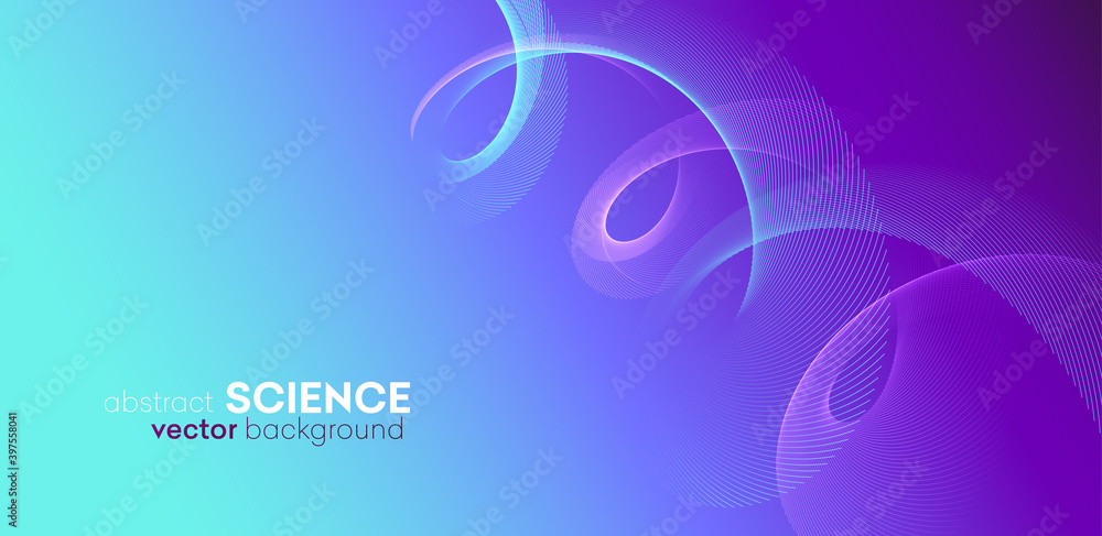 Poster Abstract digital wave particles background. Big data visualization concept. Vector Illsutration.