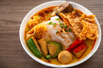 Curry Chee Cheong Fun or Rice Noodle