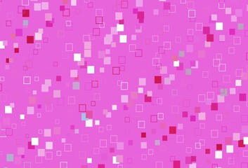 Light Pink vector template with square style.