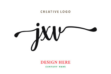 JXV lettering logo is simple, easy to understand and authoritative