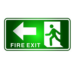 Fire Exit - Emergency Sign