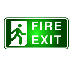 emergency exit sign