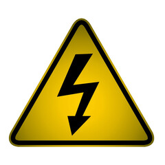 high voltage sign 