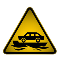 road flooded sign