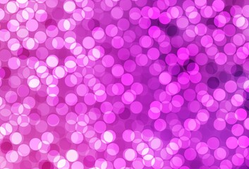 Light Pink vector pattern with spheres.