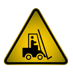 Caution Forklift In Use