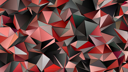 Obraz premium 3d Triangles, abstract background. Design wallpaper.