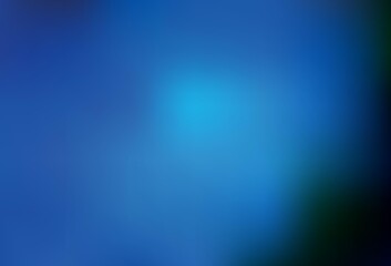 Dark BLUE vector blurred shine abstract background.