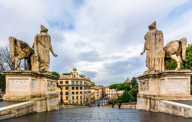 Fototapeta na wymiar Capitoline Hill view in Rome