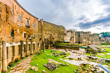 The Forum of Augustus in Rome