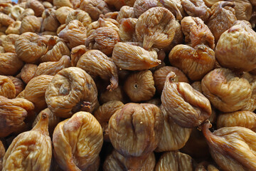 Freshly dried organic dried figs.