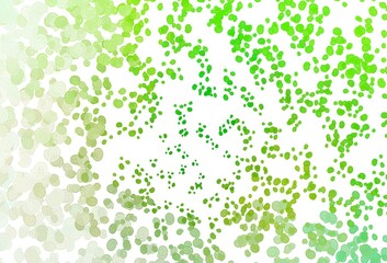 Light Green vector pattern with lava shapes.