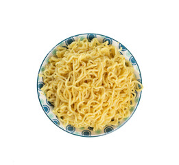 Plain Maggi Noodles, Instant Masala Maggi Isolated on White Background