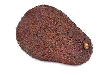 Avocado auf weissem Hintergrund