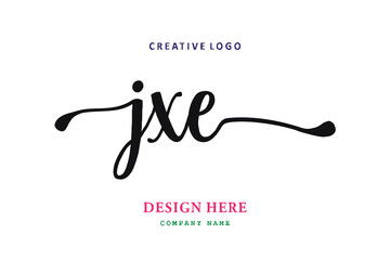 JXE lettering logo is simple, easy to understand and authoritative