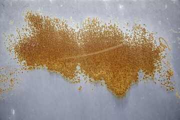 Rust texture on metal wall