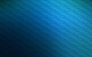 Dark BLUE vector layout with flat lines.